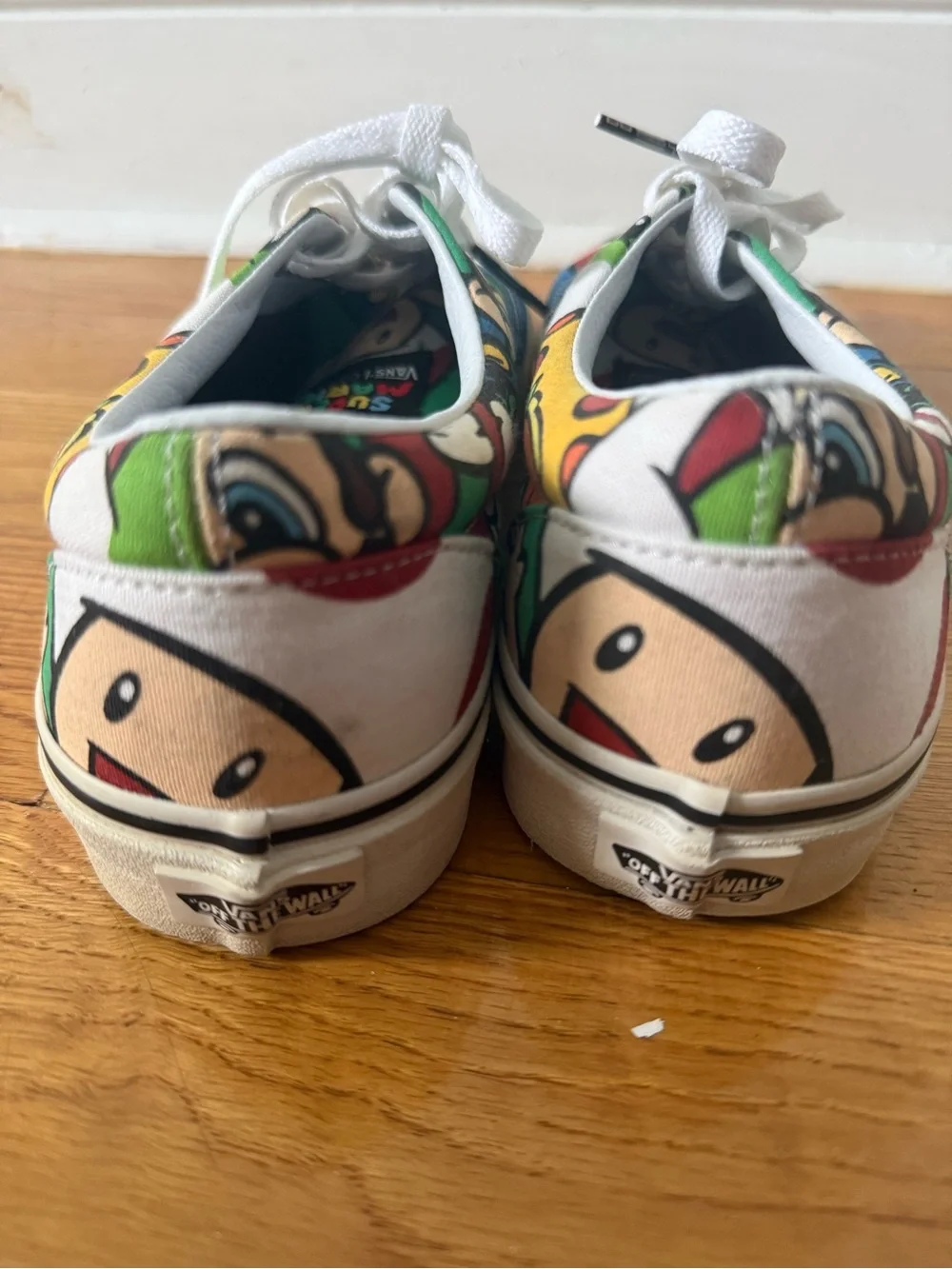 Limited Edition Super Mario Vans Era Sneakers - Men Sz 7.5/ Women Sz 9